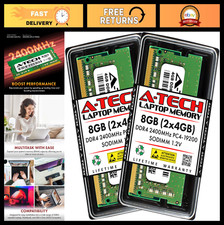 8GB DDR4 2400MHz SODIMM Laptop RAM (2x4GB) PC4-19200 CL17 Non-ECC Memory Modules picture