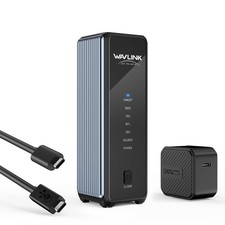 40Gbps USB4 M.2 Dual Bay NVMe Drive Enclosure Support UASP Trim Offline Clone picture