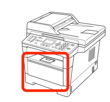 Brother MFC-8710DW Front Cover Full Assy Genuine picture