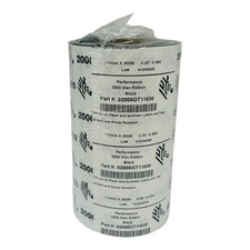 ZEBRA PART # 02000GT11030 PERFORMANCE 2000 WAX RIBBON 4.33