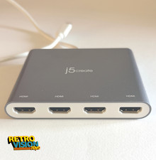 J5 Create USB-C to 4 Port HDMI Multi-Monitor Adapter Splitter, JCA366 NOT TESTED picture