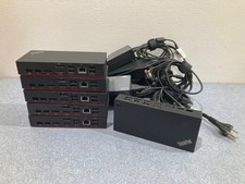 LOT OF 6 Lenovo ThinkPad Universal USB-C LDA-KPDocking Stations W/90W Chargers 6 picture