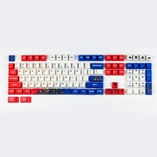 Red And Blue Robot Theme Custom Keycaps OEM Profile For Mechanical Keyboard picture