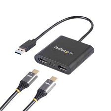 StarTech USB-A 3.0 Dual HDMI Display Adapter 4K 30Hz 1080p 60Hz Windows picture