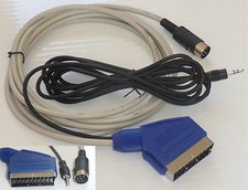 Schneider / Amstrad CPC 464 / CPC 664 / CPC 6128 Cable RGB & Audio, 3 Meters. picture