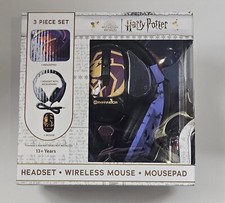 Harry Potter Headsets with Microphone Wireless Mouse And Mouse Pad Tech Bundle picture