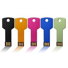 1/2/4/5/10 Pack USB 2.0 Flash Drives Memory Sticks USB Metal Key Thumb Drive LOT picture