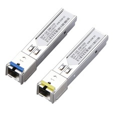 2Pcs SC Connector 3km 1.25GB/s SFP-BX03-D Tx1550nm/RX1310nm Transceiver Module picture