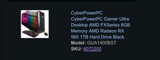 cyberpowerpc gaming pc, razor mouse, mousepad, keyboard and curved Acer monitor picture