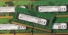 DDR4 MICRON 8GB (LOT OF 9) (TOTAL = 72GB) 1RX8PC4-2400T-SA1-11-MTA8ATF1G64HZ picture