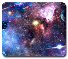 Galaxy Nebula Outer Space Stars Sun Planets ~ Mouse Pad / PC Mousepad ~Cool Gift picture