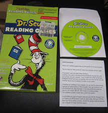 Dr. Seuss Reading Games - 1999 Mattel/The Learning Company Windows 95/98/Mac NEW picture