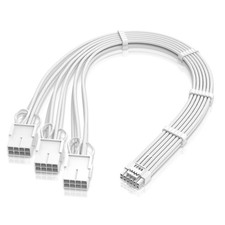 EZDIY-FAB GPU Power Cable Extension 16pin 12VHPWR to 3X PCIE 8 Pin for picture