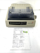 OKI Microline 390 Turbo GE7200A Dot Matrix Printer Tested Working READ picture