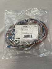12 Fiber Optic Pigtail Singlemode SM LC Unjacketed Multi-Color Cables - 3 Meter picture