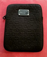 Marc by Marc Jacobs Dreamy Logo Neoprene Tablet Case Zippered Black IPAD AIR picture