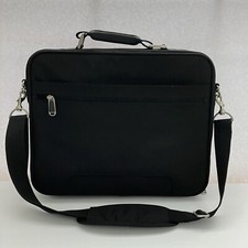 Samsonite Black Softshell Laptop Bag Notebook Case Shoulder Brief Case Padded picture