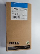 Epson t6532 Ultrachrome HDR Cyan Ink Cartridge Exp 2021 picture