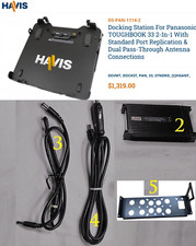 99% Life Left Havis DS-PAN-1114-2 Docking Station for Toughbook 33 HA-33LVDLT2 B picture