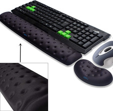 Memory Foam Mouse & Keyboard Wrist Rest Support Pad Cushion Set for Computer, La picture