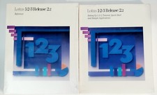 Lotus 1-2-3 Release 2.2 Application and reference manuals (1989) Brand New picture