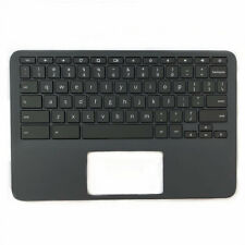 New for HP Chromebook 11A G8 EE Upper Palmrest Case With Keyboard L92832-001 US picture