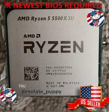 (New) AMD Ryzen 5 5500X3D 6-Core 12-Thread AM4 CPU OEM Tray (Newest BIOS Needed) picture