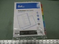 Quill.com Professional Index Sorting System Quality Color Number Coordinated   picture