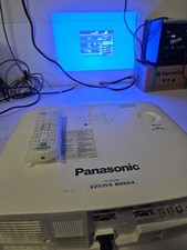 Panasonic PT-VZ575N WUXGA LCD Projector Hours 2679 Lamp Hours W/ Remote picture