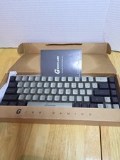 GEODMAER 65% Gaming Keyboard Wired RGB Backlit 68-Key Compact Grey Black #RF4D picture