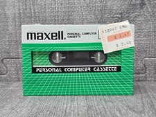 MAXELL CP15 Vintage Early PC Personal Computer Cassette Tape - Sealed picture