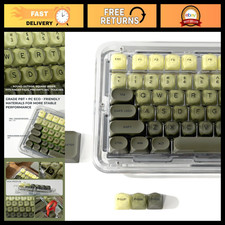 Green HOA Profile 132-Key PBT+PC Jelly Keycaps Set - Shine Through Design picture