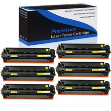 6 Pack - Yellow CF502A 202A Toner for HP LaserJet Pro MFP M281fdn dw M254dn picture