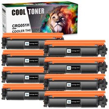 8PK High Yield CRG051 Toner Cartridge for Canon 051H imageCLASS LBP162dw MF267dw picture