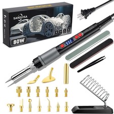 22-in-1 3D Printer Smoothing Tool Kit with Soldering Tips & 80W Power Supply picture