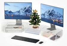 Acrylic Monitor Stand , Clear Monitor Stand for Desk, Computer Accessories picture
