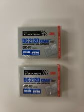 Lot 2 New NOS 3M DC2120 XIMAT Formatted 120MB Mini DATA Cartridge Tape picture
