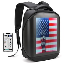 Led Backpack with Programmable Screen,HD Color Screen App Control 15.6 inches... picture