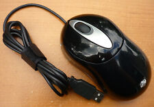 Vintage Black Gateway MOAKUO Optical Wheel Mouse USB Wired - Cleaned & Tested picture