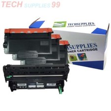 4 pk fits Brother 3 TN850 Toner + 1 pk DR820 Drum HL-L5100DN HL-L5200DW picture
