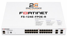 Fortinet FS-124E-FPOE-R 24 Gigabit Ethernet FortiSwitch  UNCLAIMED FAST SHIP picture