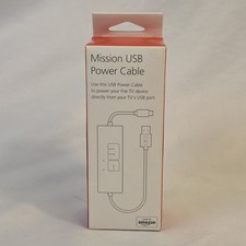 Mission Cables MC45 USB Power Cable for Amazon Fire TV picture