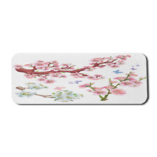 Ambesonne Floral Bloom Rectangle Non-Slip Mousepad, 31