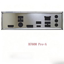 OEM I/O IO shield Backplate For ASRock B760M Pro-A Motherboard Rear Baffle picture