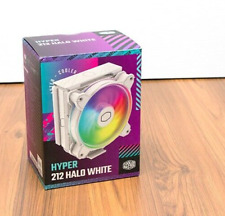 Cooler Master Hyper 212 Halo White CPU Air Cooler, MF120 Halo² Fan Dual - USED picture