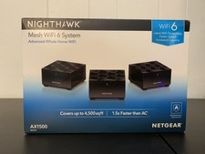 NETGEAR Nighthawk Mesh WiFi 6 System Dual Band WiFi 6 AX1500 Mesh WiFi Router picture