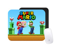 Super Mario Mouse Pad | Retro Video Game Desk Mat | Custom Gaming Gift picture