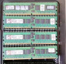 Kingston 4GB Kit KTH-MLG4/2G 4 X 1GB PC2-3200 DDR2-400MHz ECC Reg CL3 184 PIN picture
