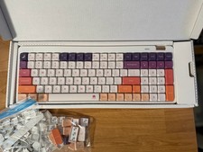 LoFree Flow Lite 100 w/ Carmine Cloud Keycaps | Off White | READ DESCRIPTION picture