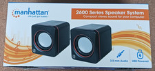 Manhattan 2600 USB Powered Stereo Speaker System - With Volume Control picture